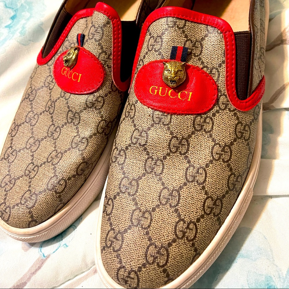 Authentic Gucci Slip On Sneakers!